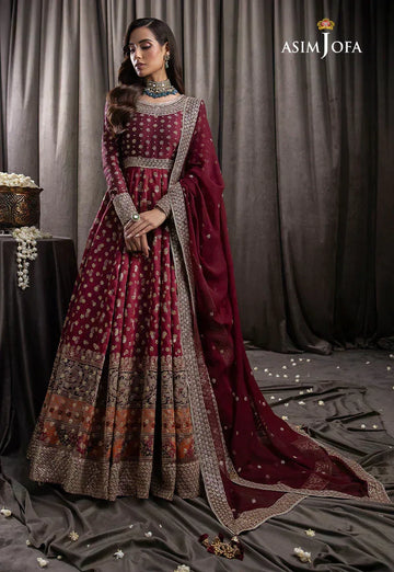 Asim Jofa | Bekhudi Luxury Chiffon 23 | AJBK-01 - Aqsa Fabrics
