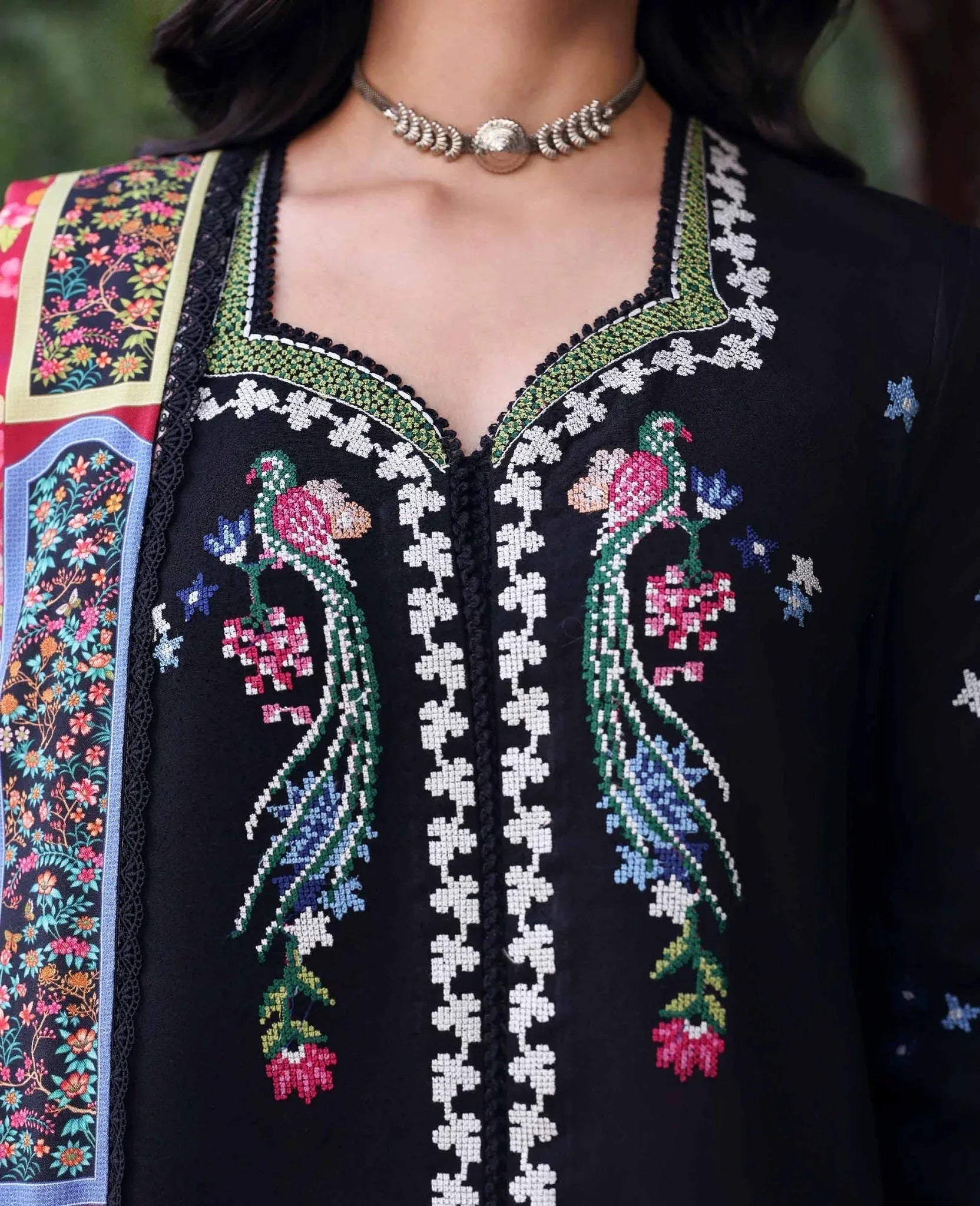 Republic Womenswear | Amaris Luxury Shawl 25 | Aveline - Aqsa Fabrics