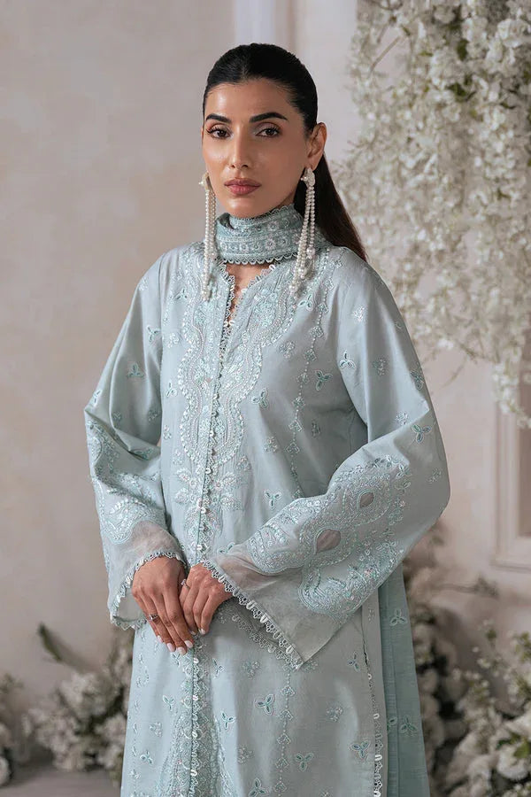 Ayzel | Eudora Luxury Lawn 24 | GULARA - Aqsa Fabrics