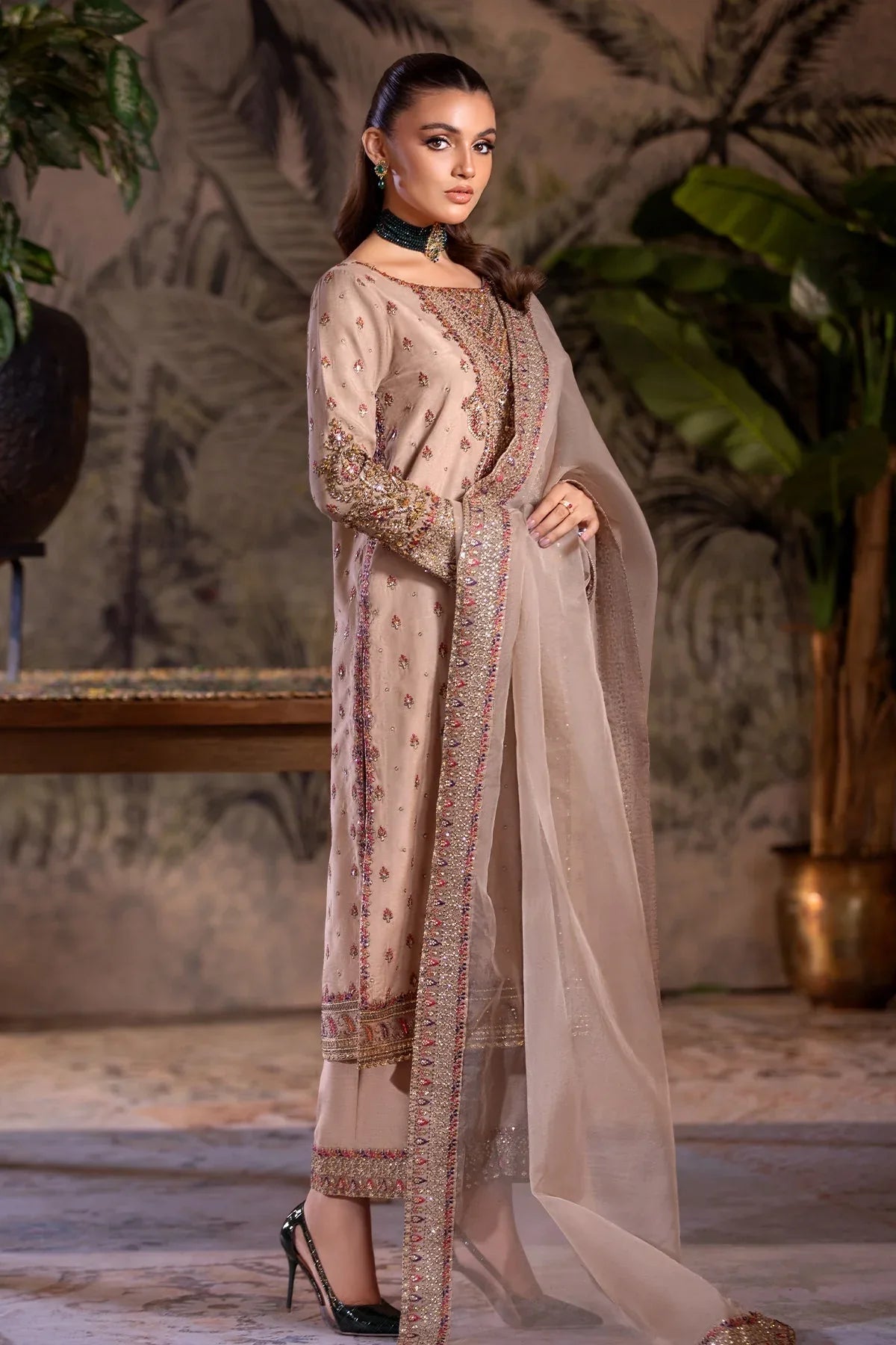 Charizma | Festive Pret | CMA-4-050 CHEKU - Aqsa Fabrics