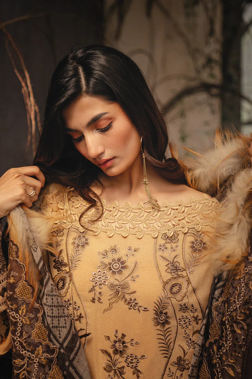 Saira Rizwan | Winter 2024 | NERIA-SRW24-07 - Aqsa Fabrics