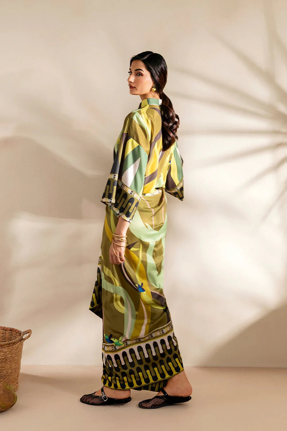 Saira Rizwan | Silk Coords 25 | GOLDEN GUAVA - SRSP-25-07 - Aqsa Fabrics