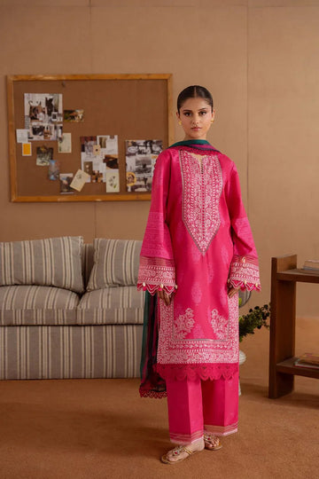 Saira Rizwan | Laanem Summer Lawn 25 | ELARA-A-SRL25-01 - Aqsa Fabrics