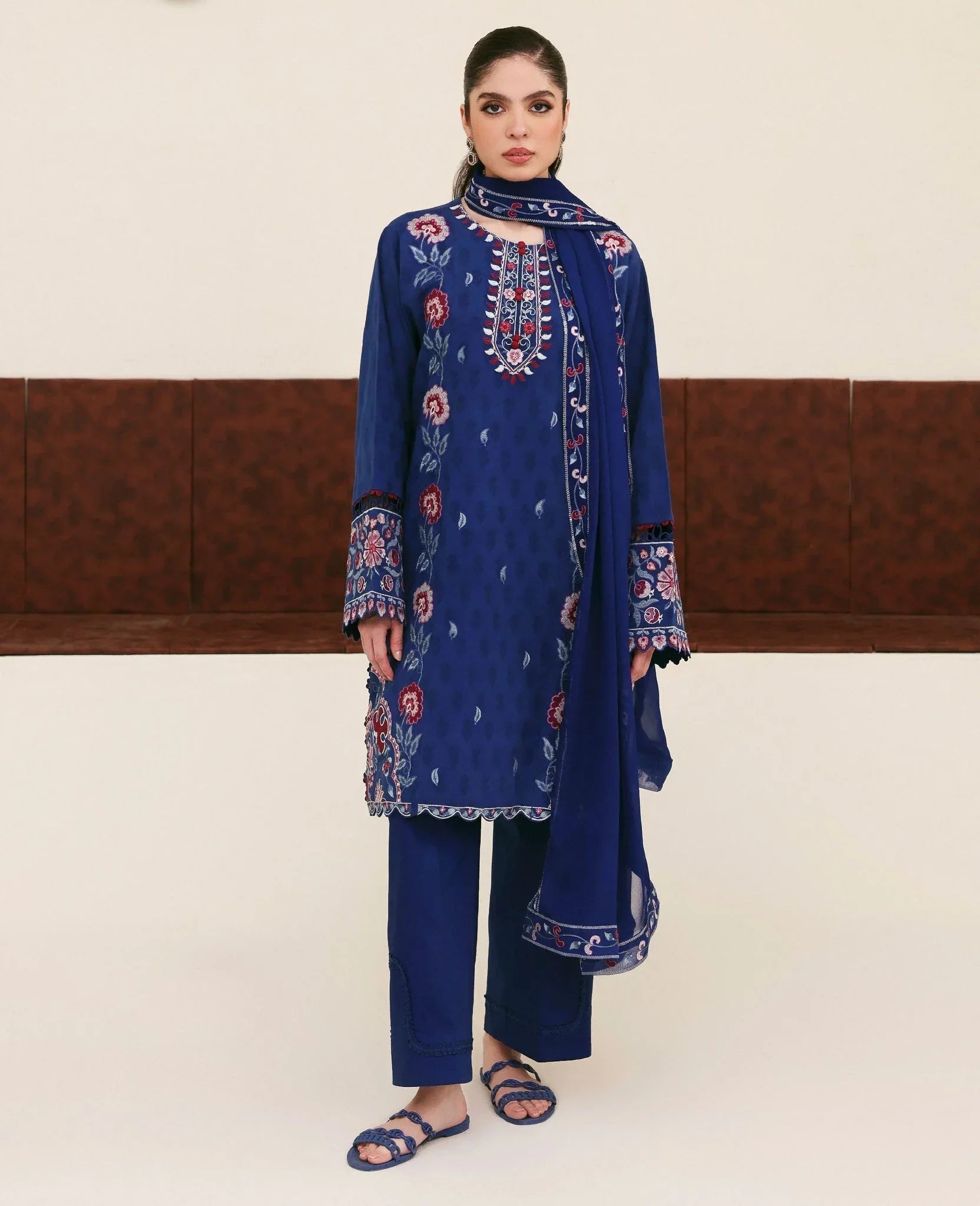Republic Womenswear | Basics Pre Fall 25 | Perle - Aqsa Fabrics