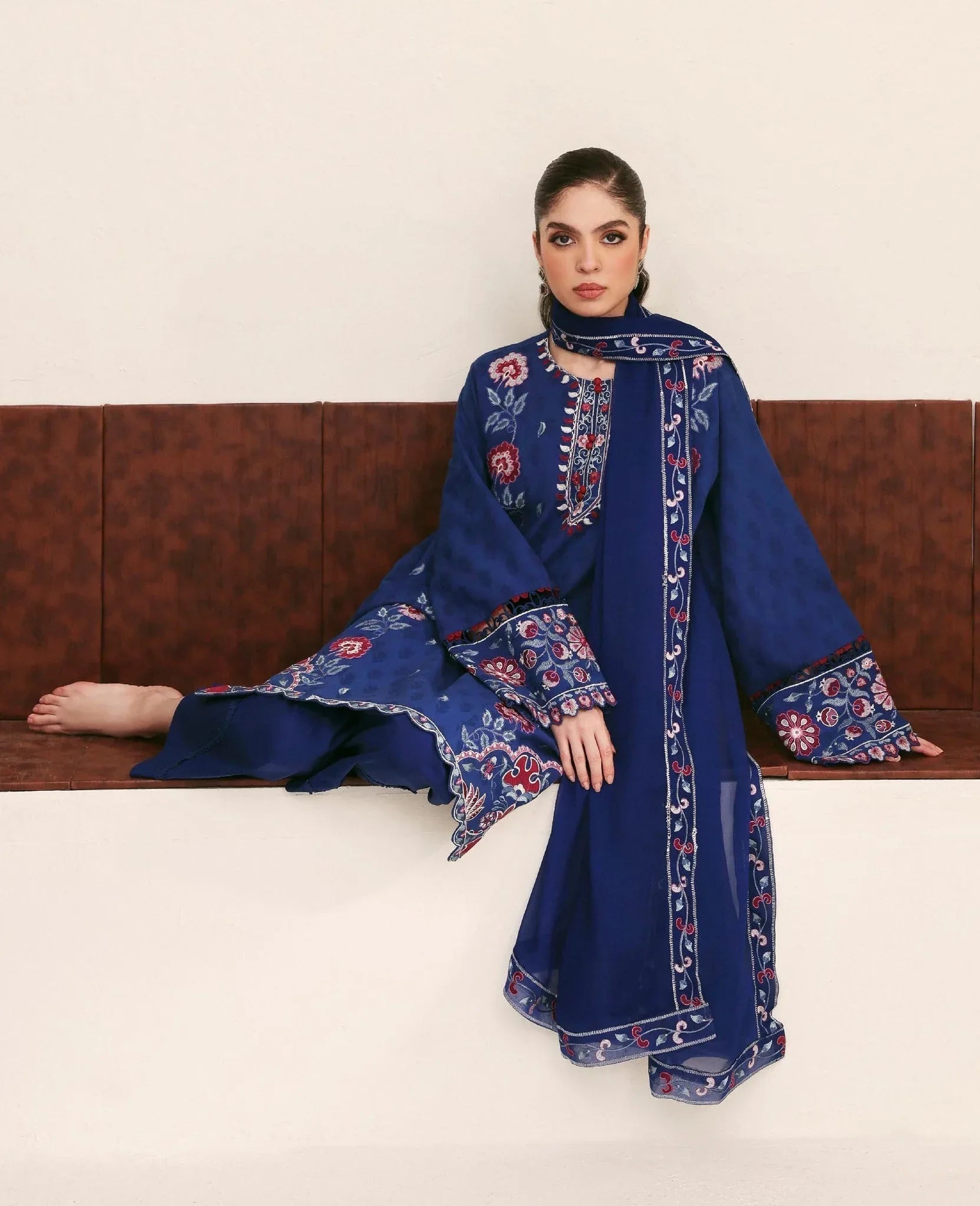 Republic Womenswear | Basics Pre Fall 25 | Perle - Aqsa Fabrics