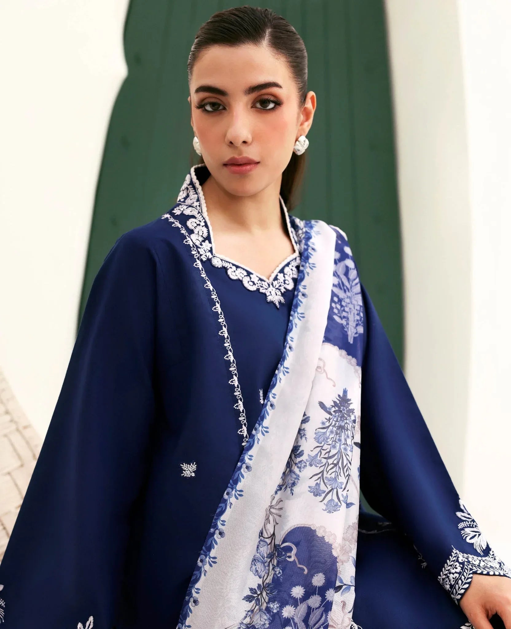 Republic Womenswear | Basics Pre Fall 25 | Dahlia - Aqsa Fabrics