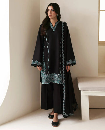 Republic Womenswear | Basics Pre Fall 25 | Noire - Aqsa Fabrics