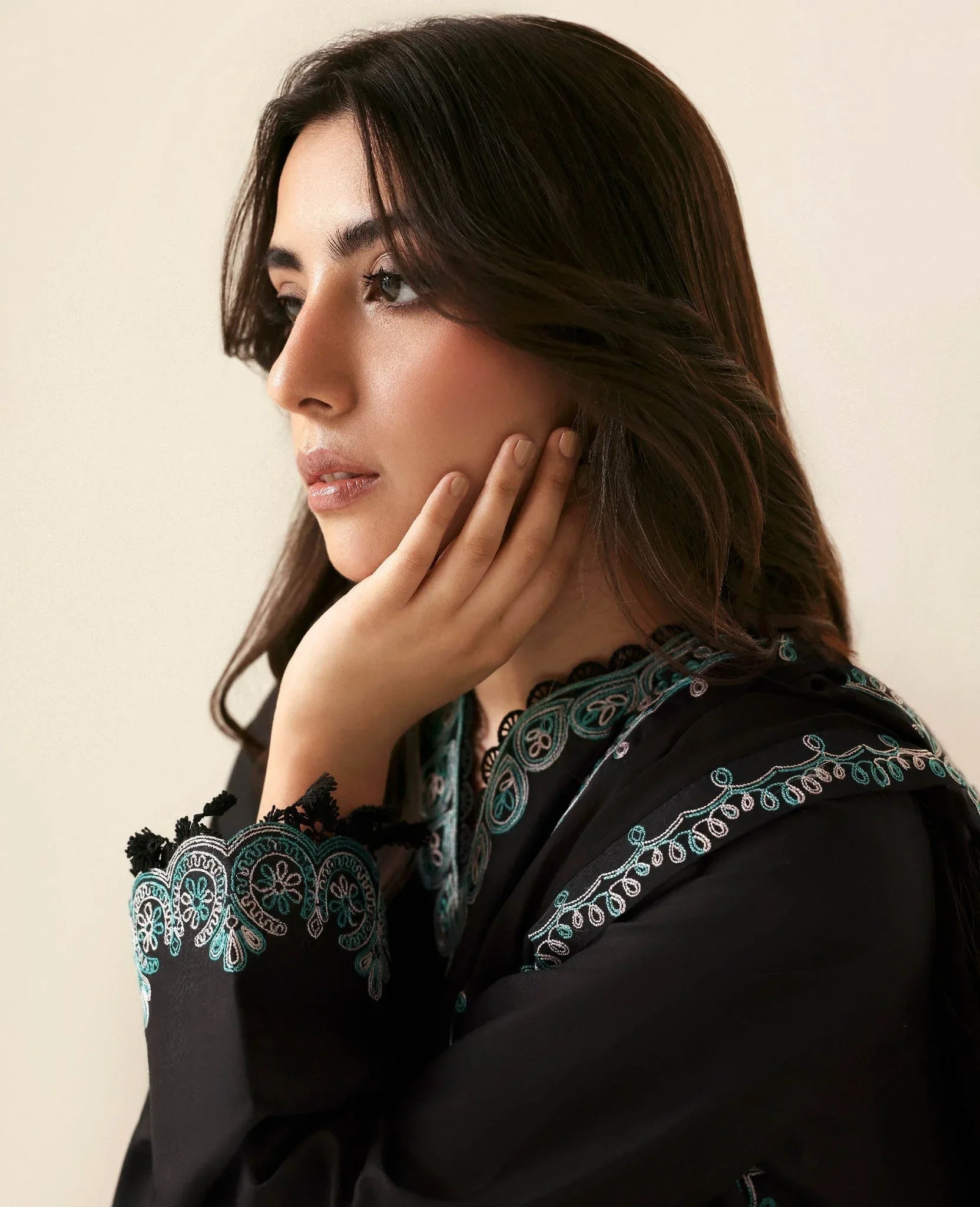 Republic Womenswear | Basics Pre Fall 25 | Noire - Aqsa Fabrics