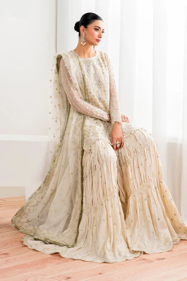 Baroque | Velvet Formals | CHIFFON UF-687 - Aqsa Fabrics