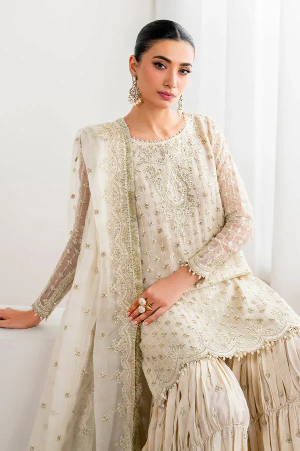 Baroque | Velvet Formals | CHIFFON UF-687 - Aqsa Fabrics