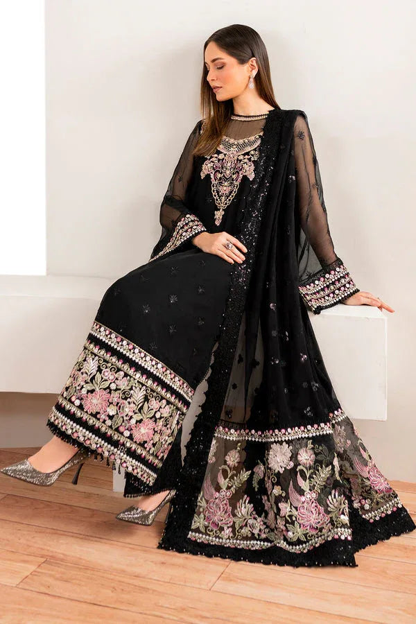 Baroque | Velvet Formals | CHIFFON UF-679 - Aqsa Fabrics