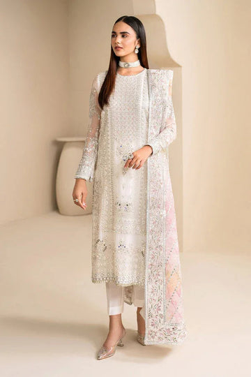 Baroque | Velvet Formals | CHIFFON UF-623 - Aqsa Fabrics