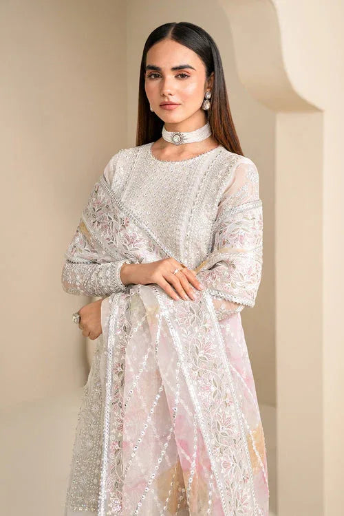 Baroque | Velvet Formals | CHIFFON UF-623 - Aqsa Fabrics