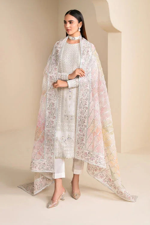 Baroque | Velvet Formals | CHIFFON UF-623 - Aqsa Fabrics