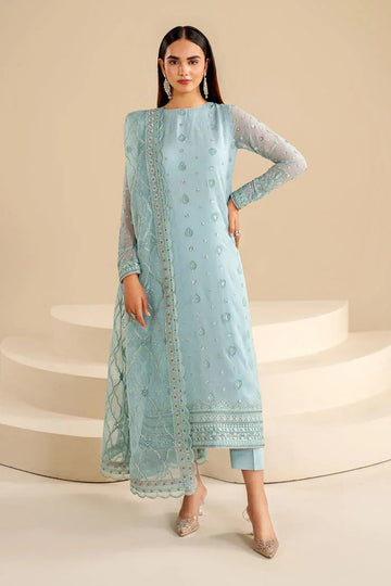 Baroque | Velvet Formals | CHIFFON UF-624 - Aqsa Fabrics