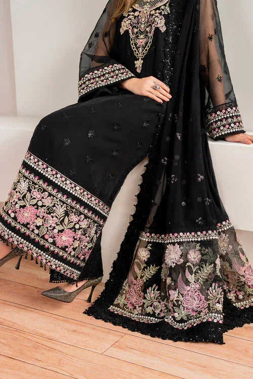 Baroque | Velvet Formals | CHIFFON UF-679 - Aqsa Fabrics