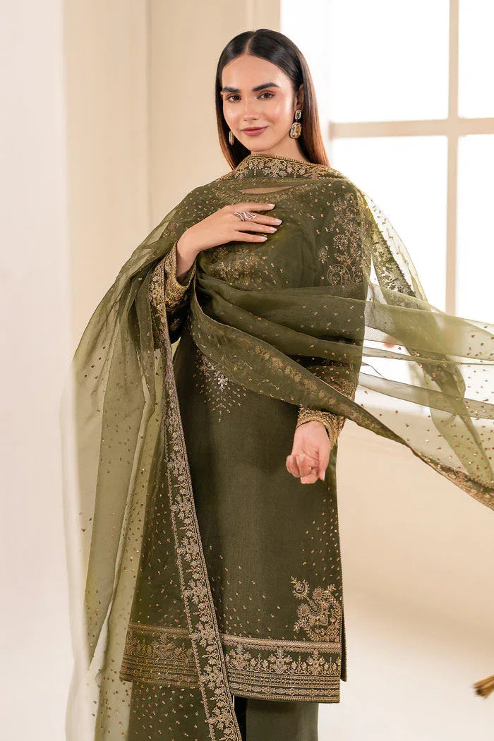 Baroque | Luxury Formals 24 | SILK UF-616 - Aqsa Fabrics