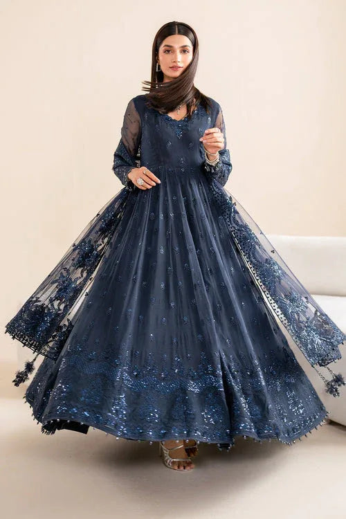 Baroque | Velvet Formals | CHIFFON UF-617 - Aqsa Fabrics