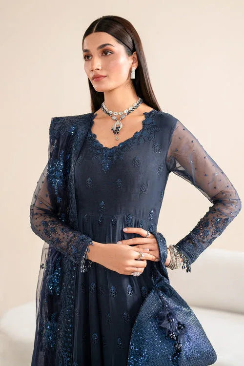 Baroque | Velvet Formals | CHIFFON UF-617 - Aqsa Fabrics