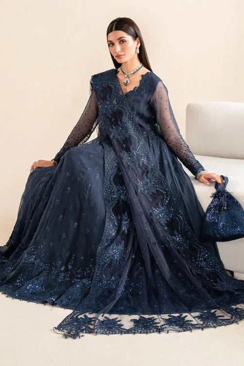 Baroque | Velvet Formals | CHIFFON UF-617 - Aqsa Fabrics