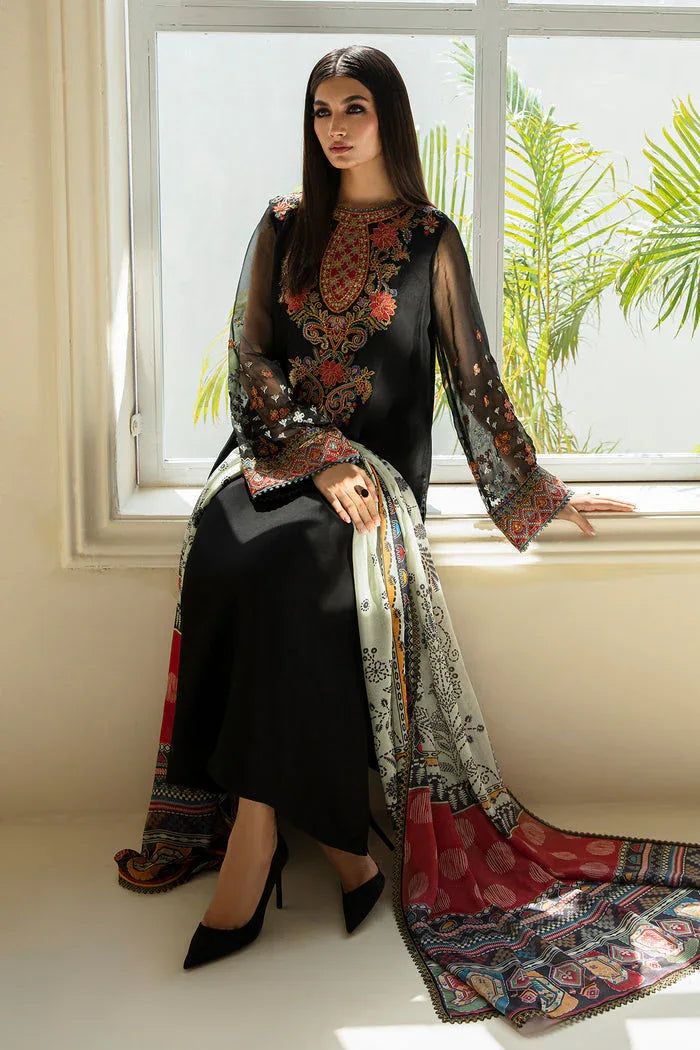 Baroque | Luxury Formals 24 | CHIFFON UF-388 - Aqsa Fabrics
