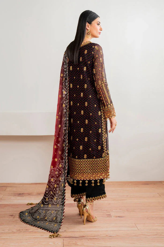 Baroque | Velvet Formals | CHIFFON UF-683 - Aqsa Fabrics