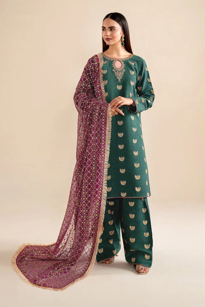 Baroque | Velvet Formals | SILK UF-614 - Aqsa Fabrics