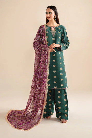 Baroque | Velvet Formals | SILK UF-614 - Aqsa Fabrics