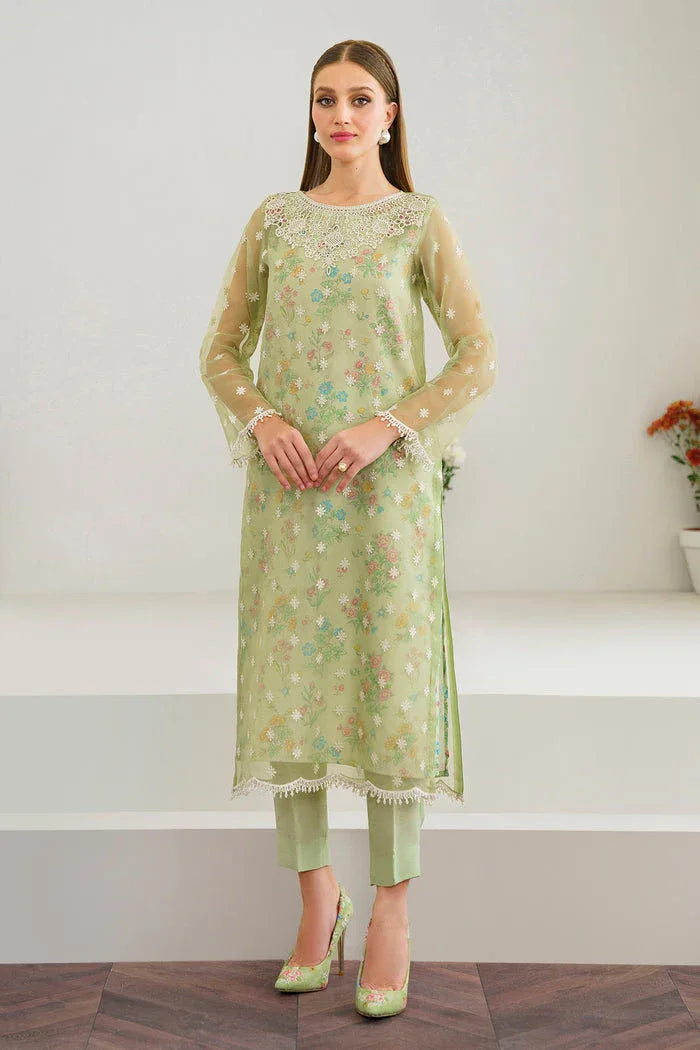 Baroque | Luxury Formals 24 | ORGANZA UF-521 - Aqsa Fabrics