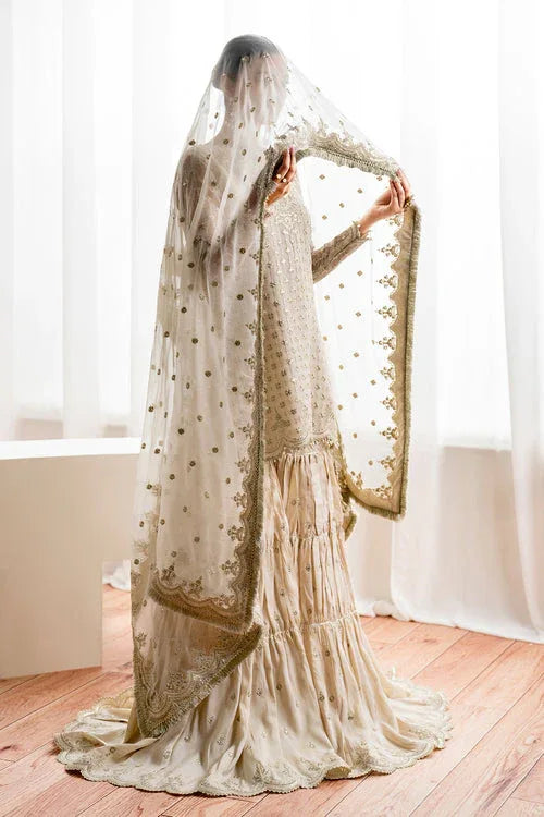 Baroque | Velvet Formals | CHIFFON UF-687 - Aqsa Fabrics