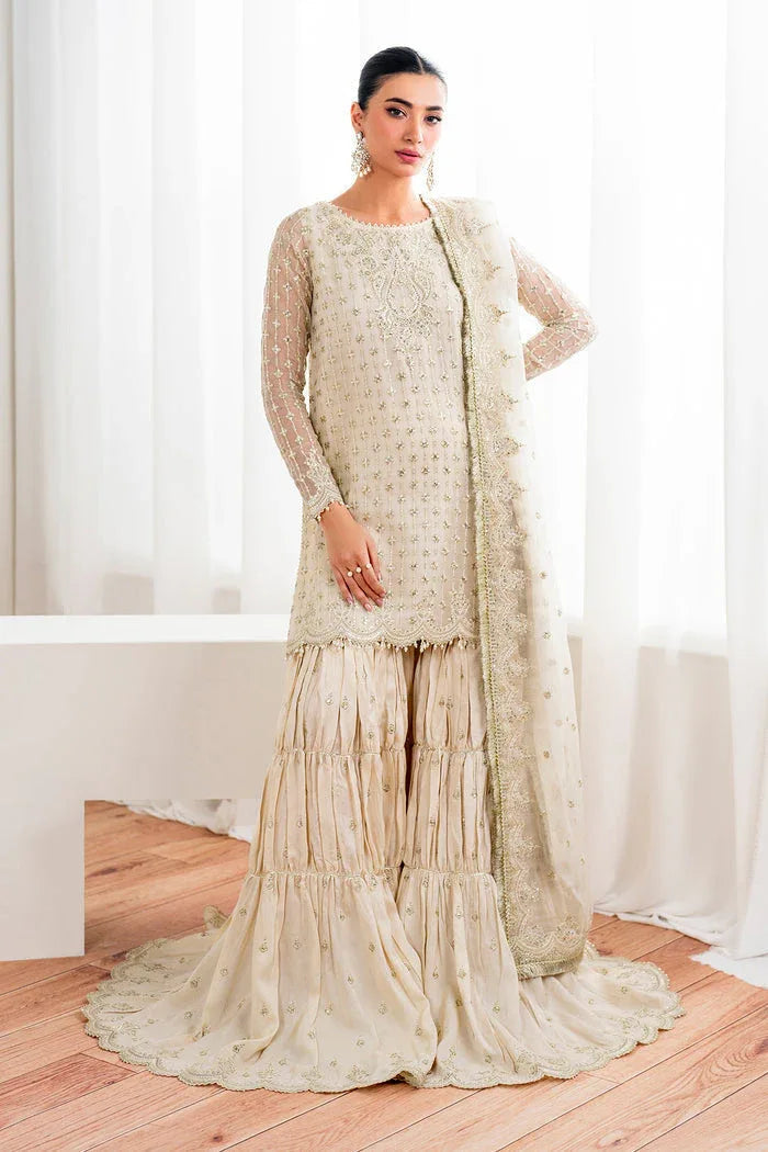 Baroque | Velvet Formals | CHIFFON UF-687 - Aqsa Fabrics