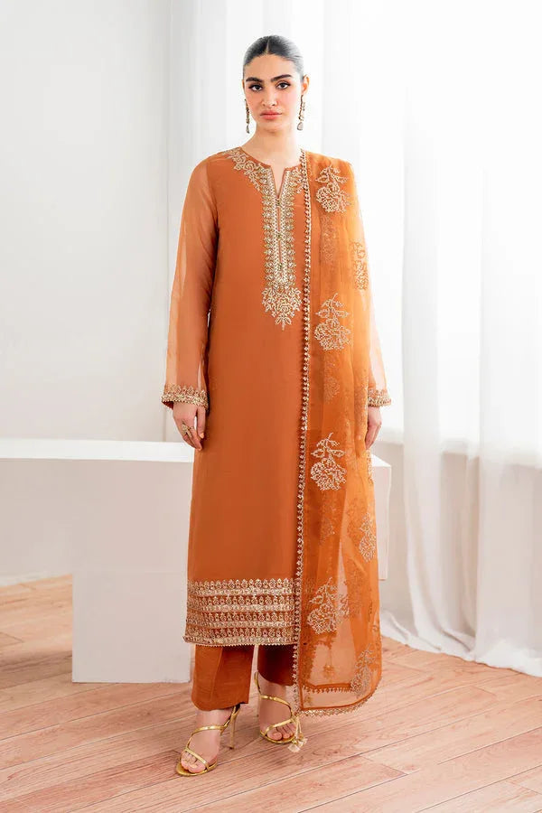 Baroque | Luxury Pret 24 | CHIFFON PR-987 - Aqsa Fabrics