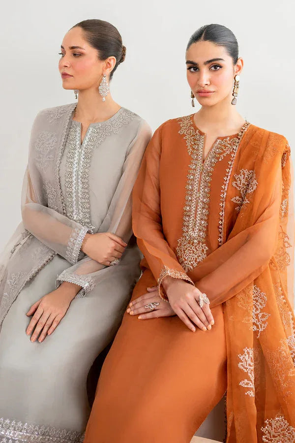Baroque | Luxury Pret 24 | CHIFFON PR-988 - Aqsa Fabrics