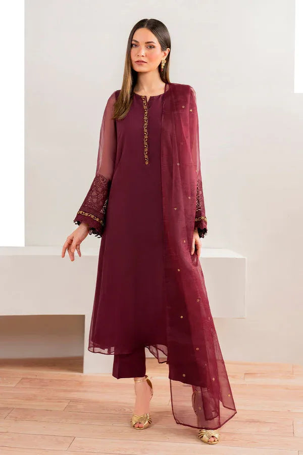 Baroque | Luxury Pret 24 | CHIFFON PR-981 - Aqsa Fabrics