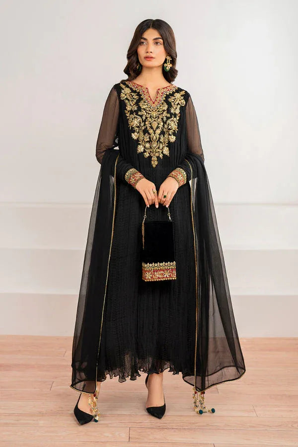 Baroque | Luxury Pret 24 | CRUSH CHIFFON PR-992 - Aqsa Fabrics