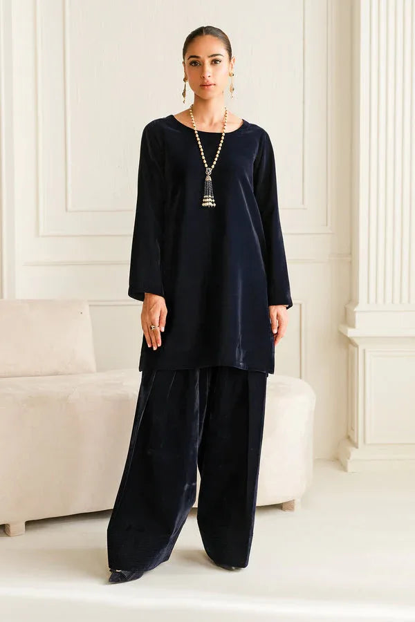Baroque | Luxury Pret 24 | VELVET SUIT PR-1012 - Aqsa Fabrics