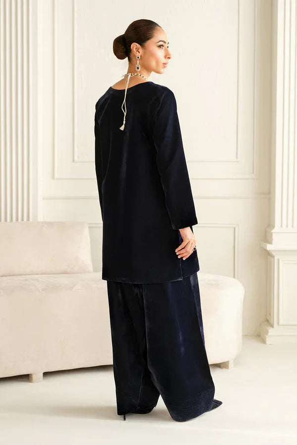 Baroque | Luxury Pret 24 | VELVET SUIT PR-1012 - Aqsa Fabrics