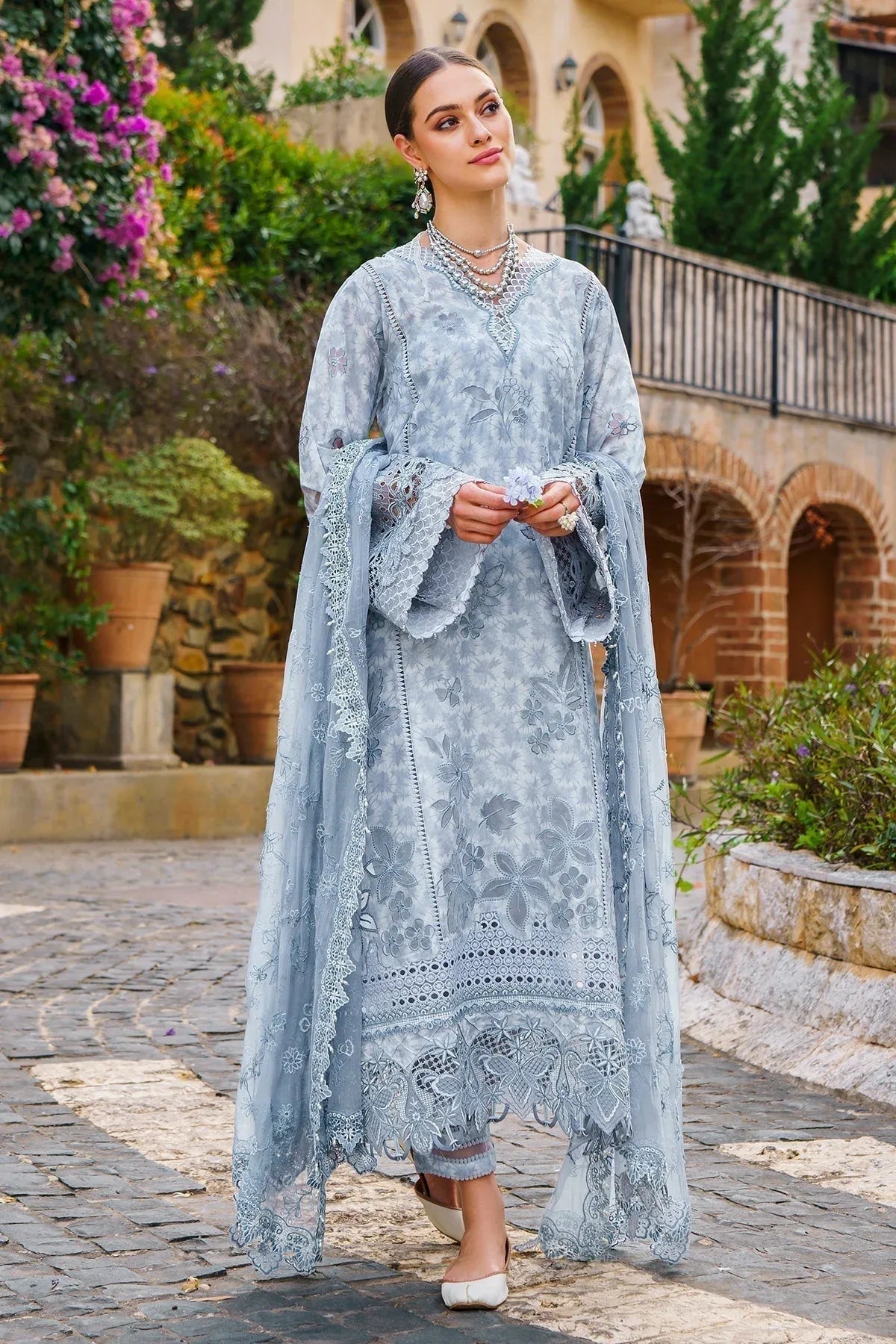Baroque | Swiss Lawn 24 | SL12-D05 - Aqsa Fabrics