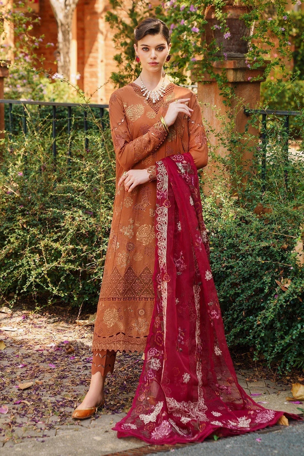 Baroque | Swiss Lawn 24 | SL12-D08 - Aqsa Fabrics