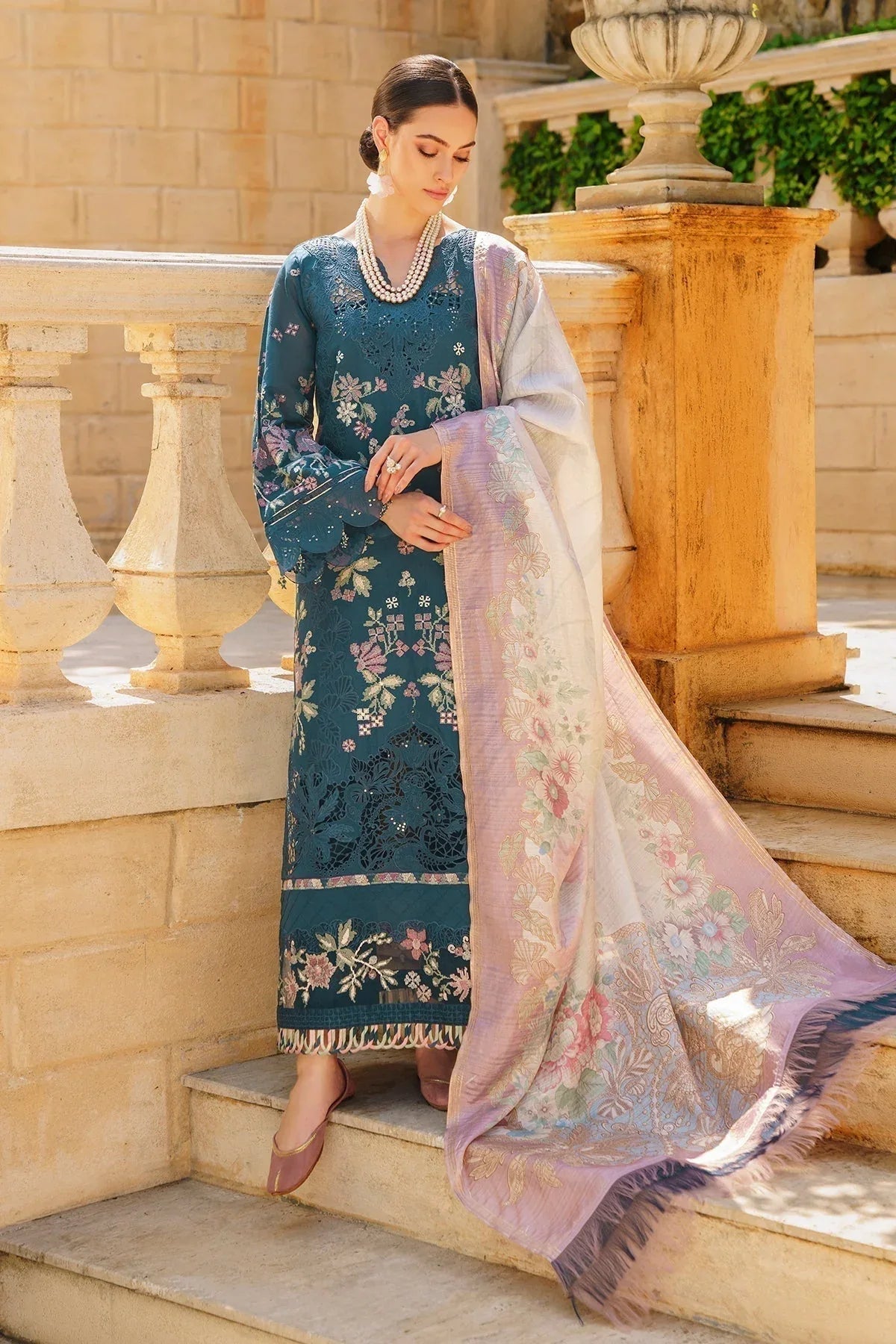 Baroque | Swiss Lawn 24 | SL12-D02 - Aqsa Fabrics