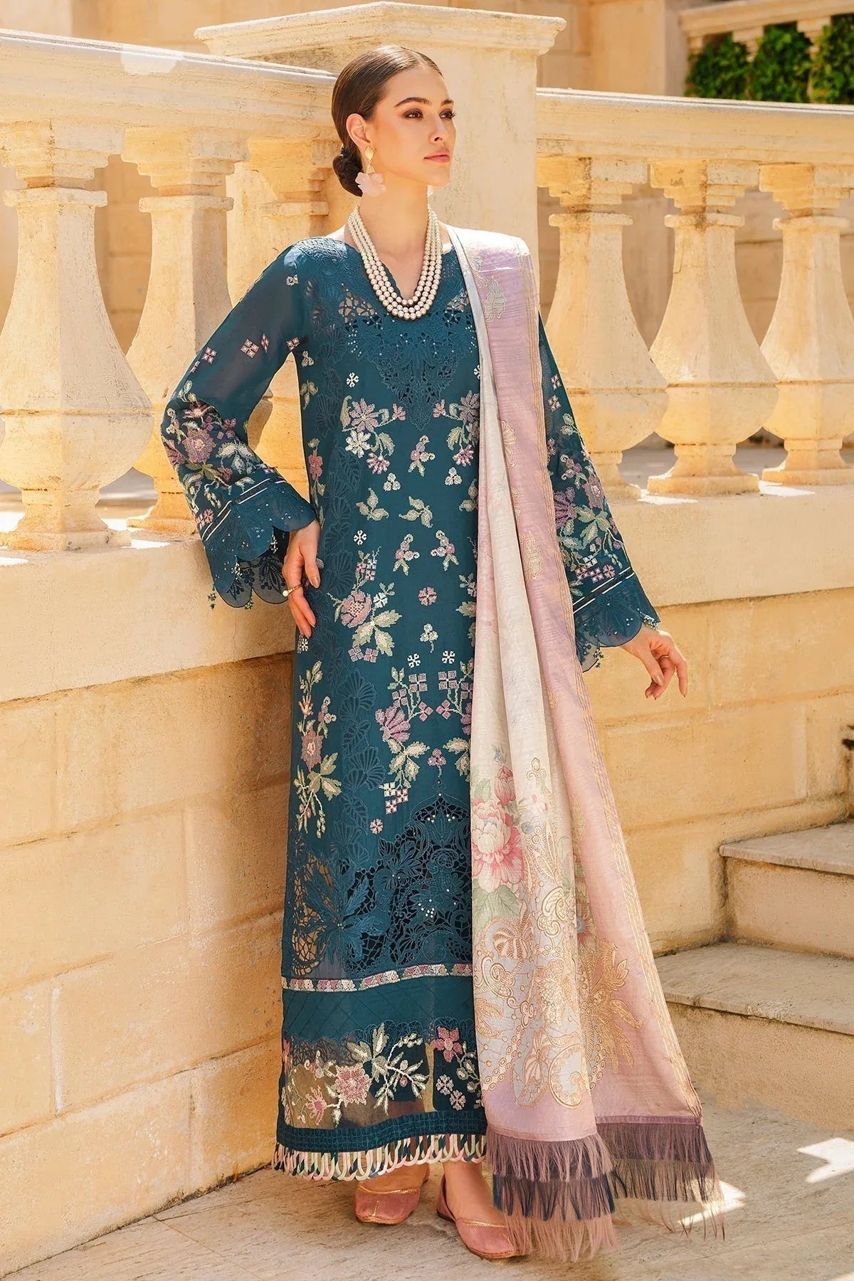 Baroque | Swiss Lawn 24 | SL12-D02 - Aqsa Fabrics