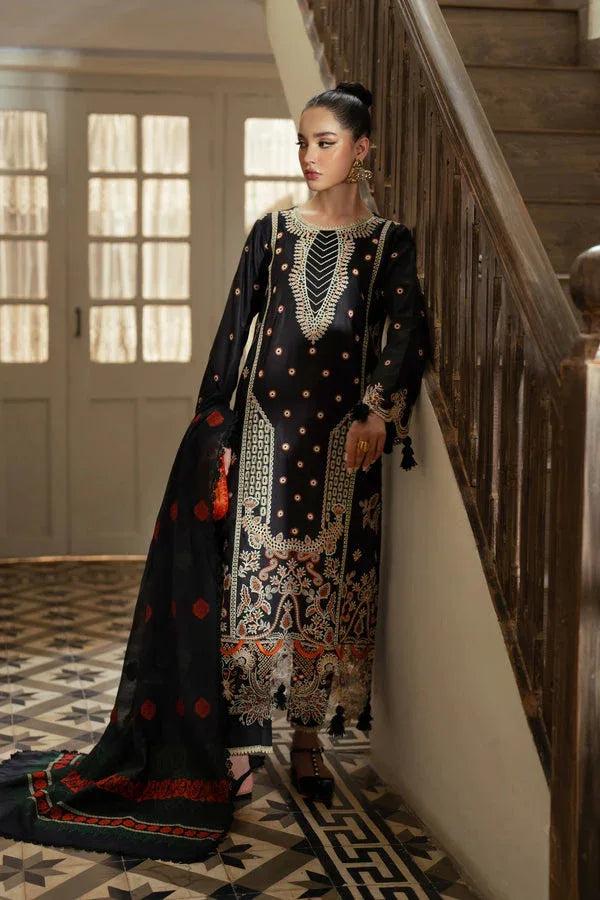 Aabyaan | Miraal Signature Embroidered Viscose | FATIN (AV-09) - Aqsa Fabrics