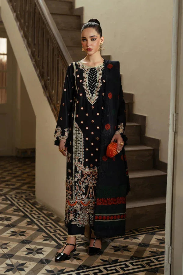 Aabyaan | Miraal Signature Embroidered Viscose | FATIN (AV-09) - Aqsa Fabrics