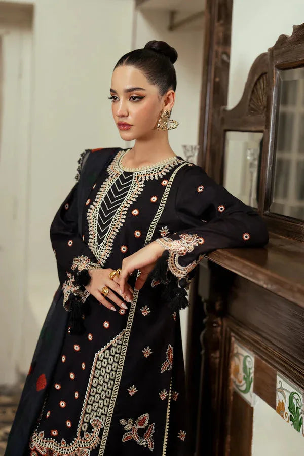 Aabyaan | Miraal Signature Embroidered Viscose | FATIN (AV-09) - Aqsa Fabrics