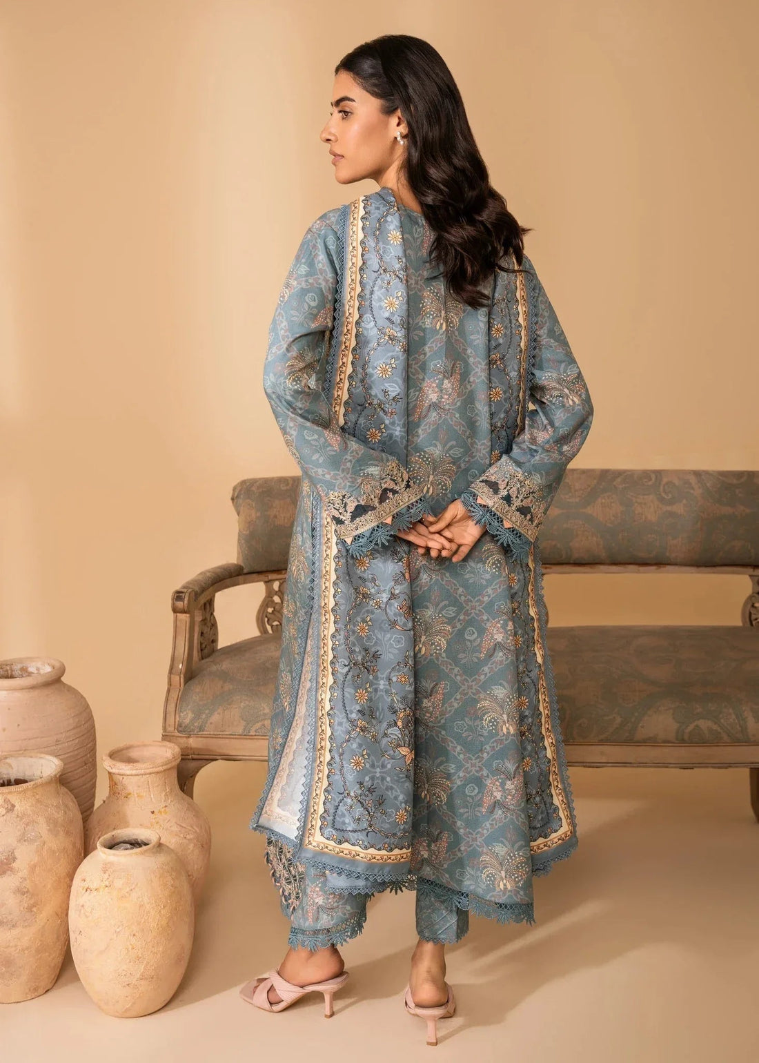 Nureh | Shades of Winter | SERENA (AZ-05) - Aqsa Fabrics