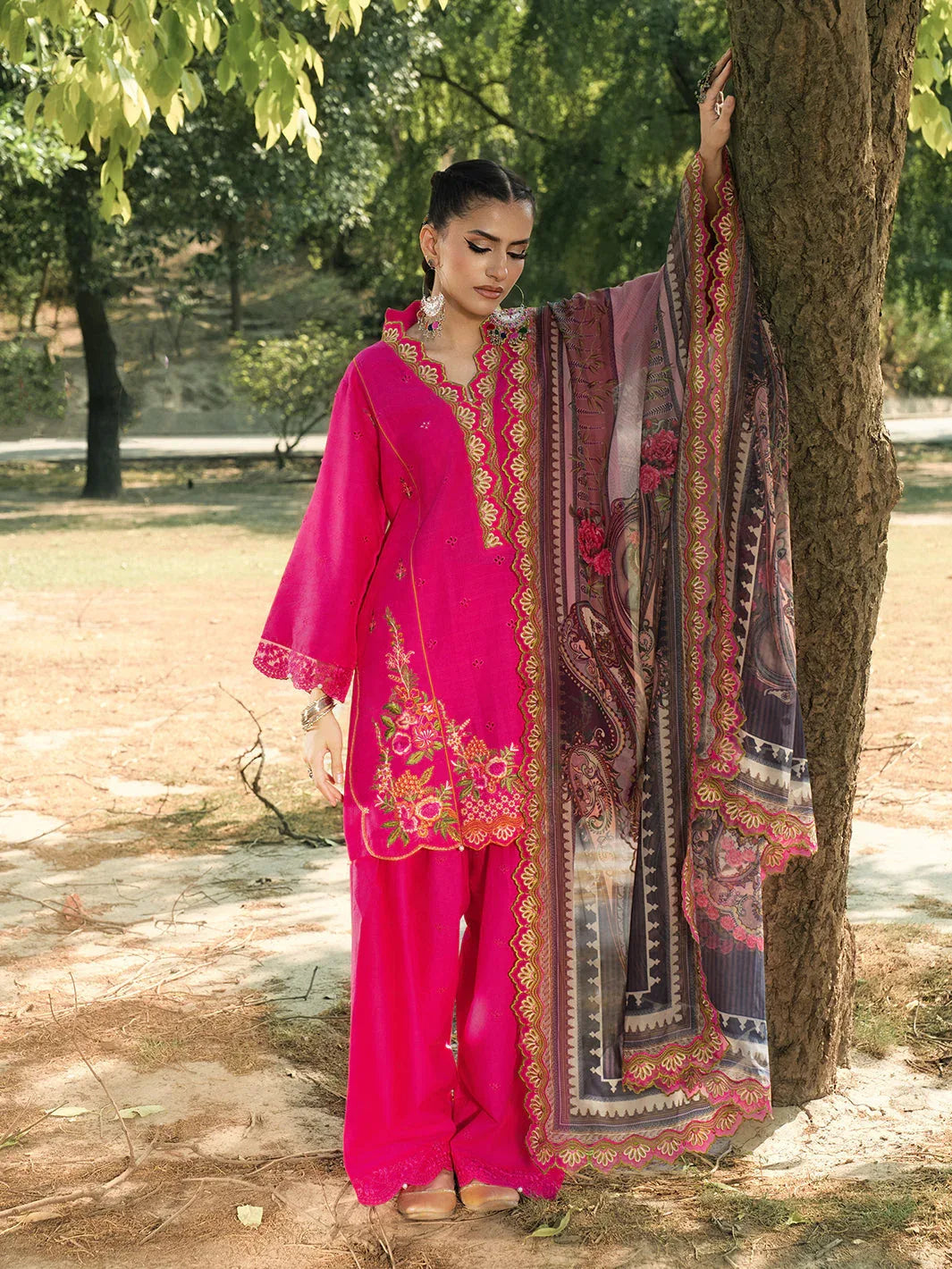 Hemstitch | The Garden Lawn | Blush Petal - Aqsa Fabrics