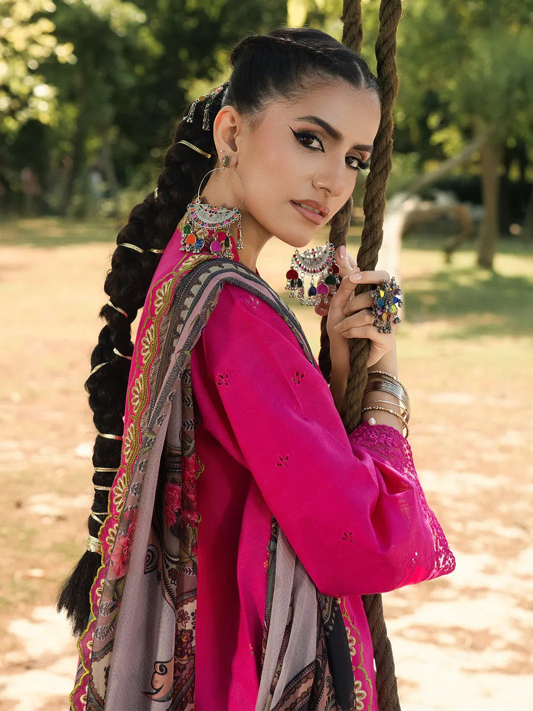Hemstitch | The Garden Lawn | Blush Petal - Aqsa Fabrics