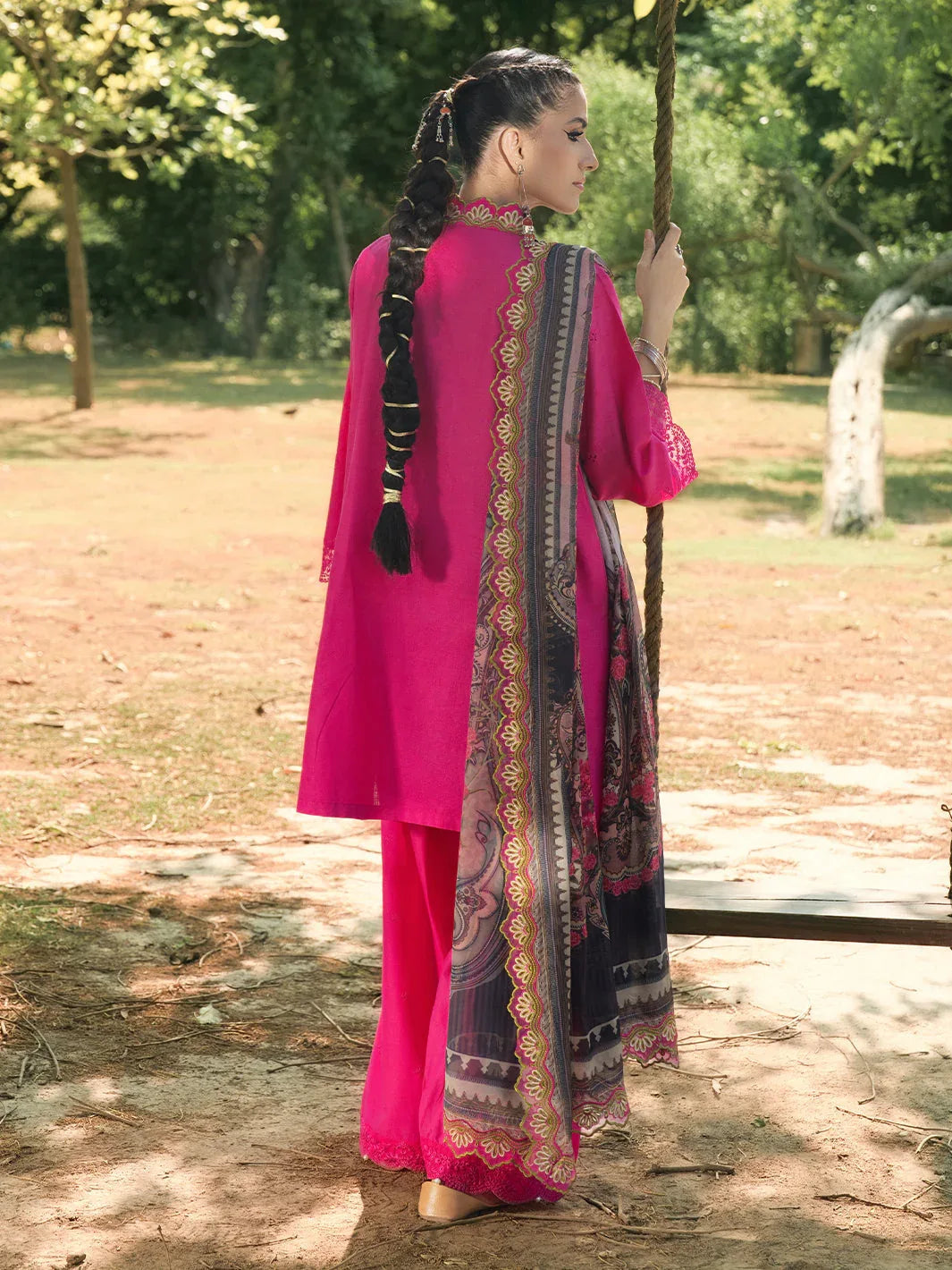 Hemstitch | The Garden Lawn | Blush Petal - Aqsa Fabrics
