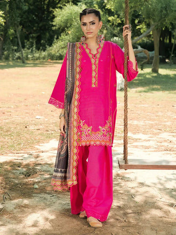 Hemstitch | The Garden Lawn | Blush Petal - Aqsa Fabrics