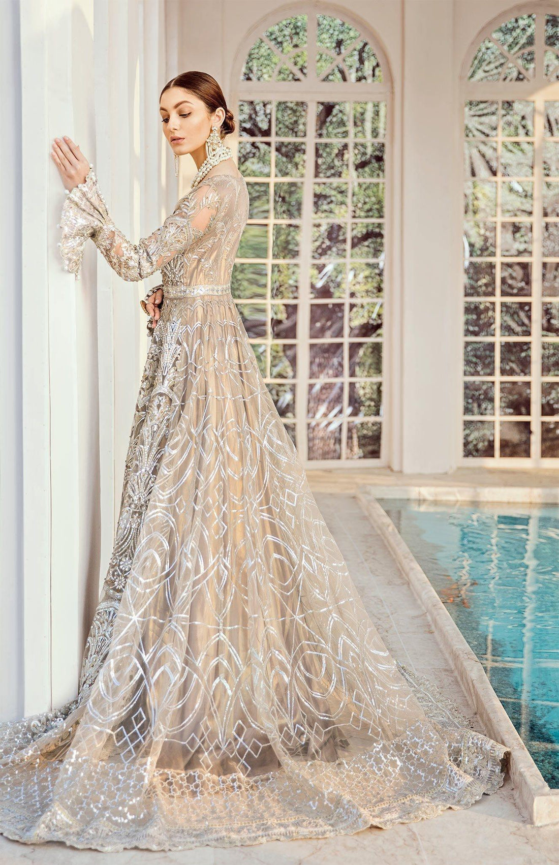Maryum N Maria | RTW Wedding | Moon Light (D-05) - Aqsa Fabrics